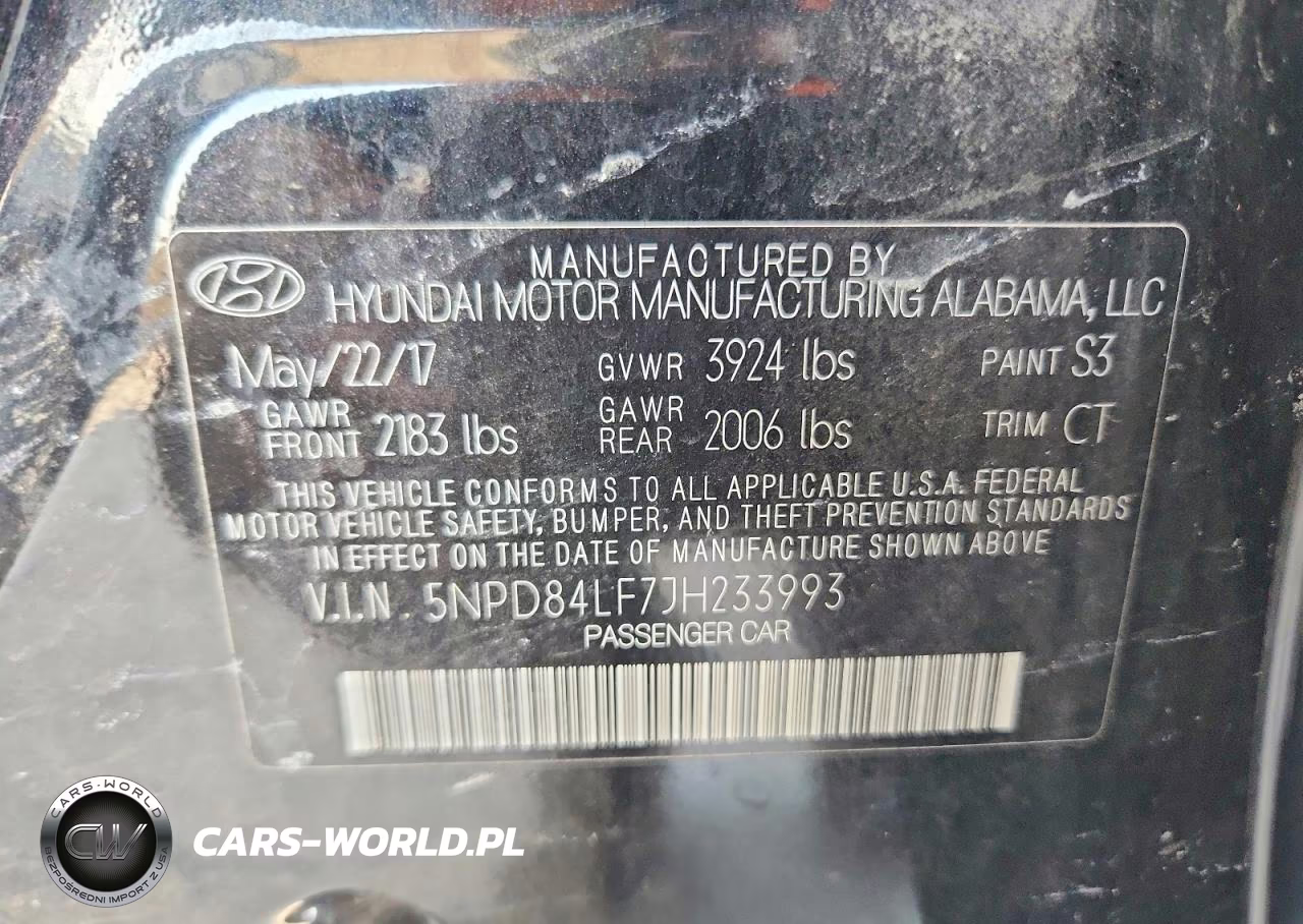 2018 Hyundai Elantra Sel VIN:5NPD84LF7JH233993 - 12