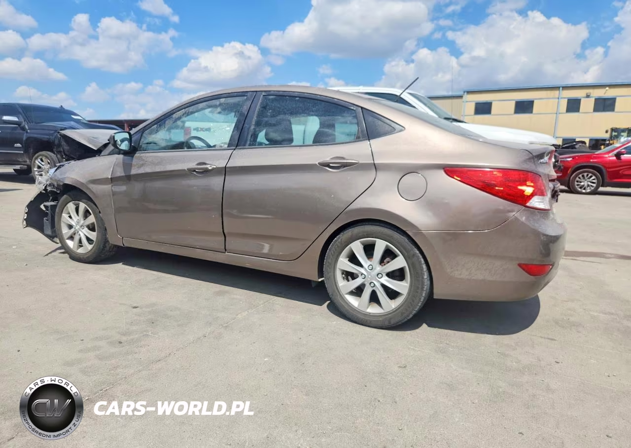 2013 Hyundai Accent Gls VIN:KMHCU4AE6DU455478 - 2
