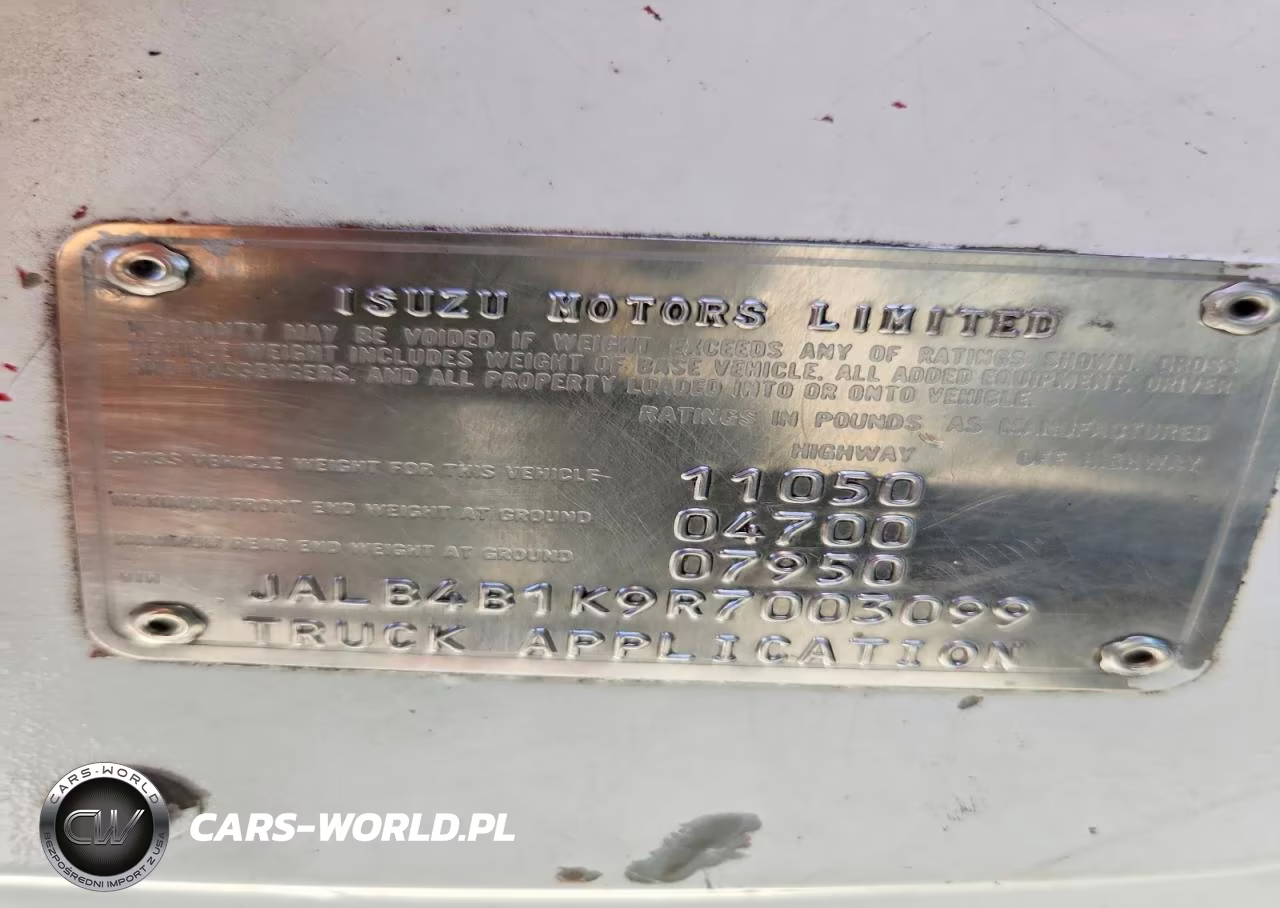 1994 Isuzu Npr VIN:JALB4B1K9R7003099 - 11