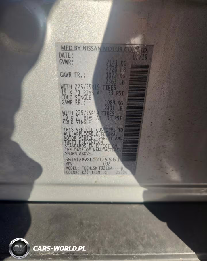 2020 Nissan Rogue Sl VIN:5N1AT2MV8LC705561 - 14