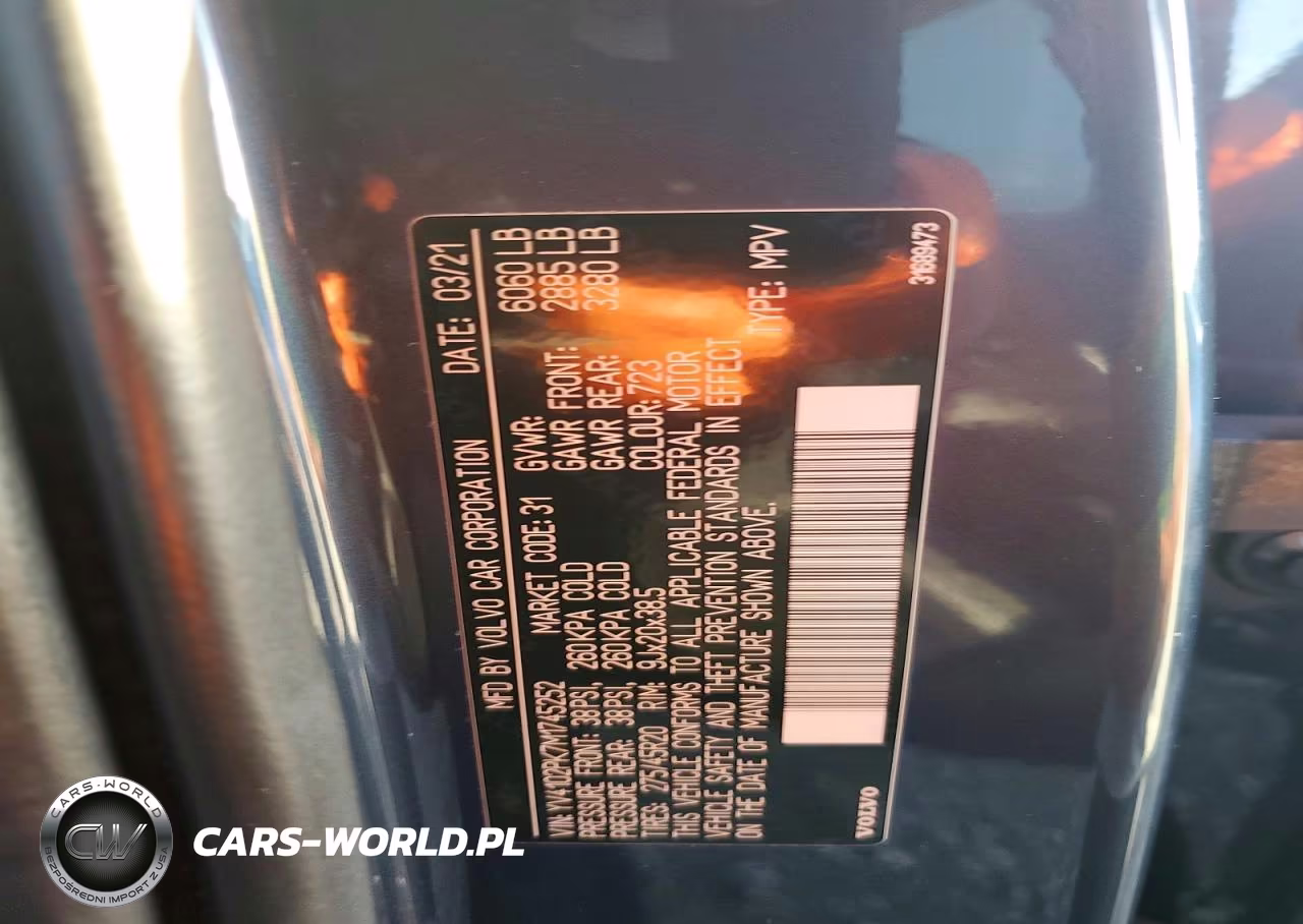 2021 Volvo Xc90 T5 Momentum VIN:YV4102PK7M1745252 - 12
