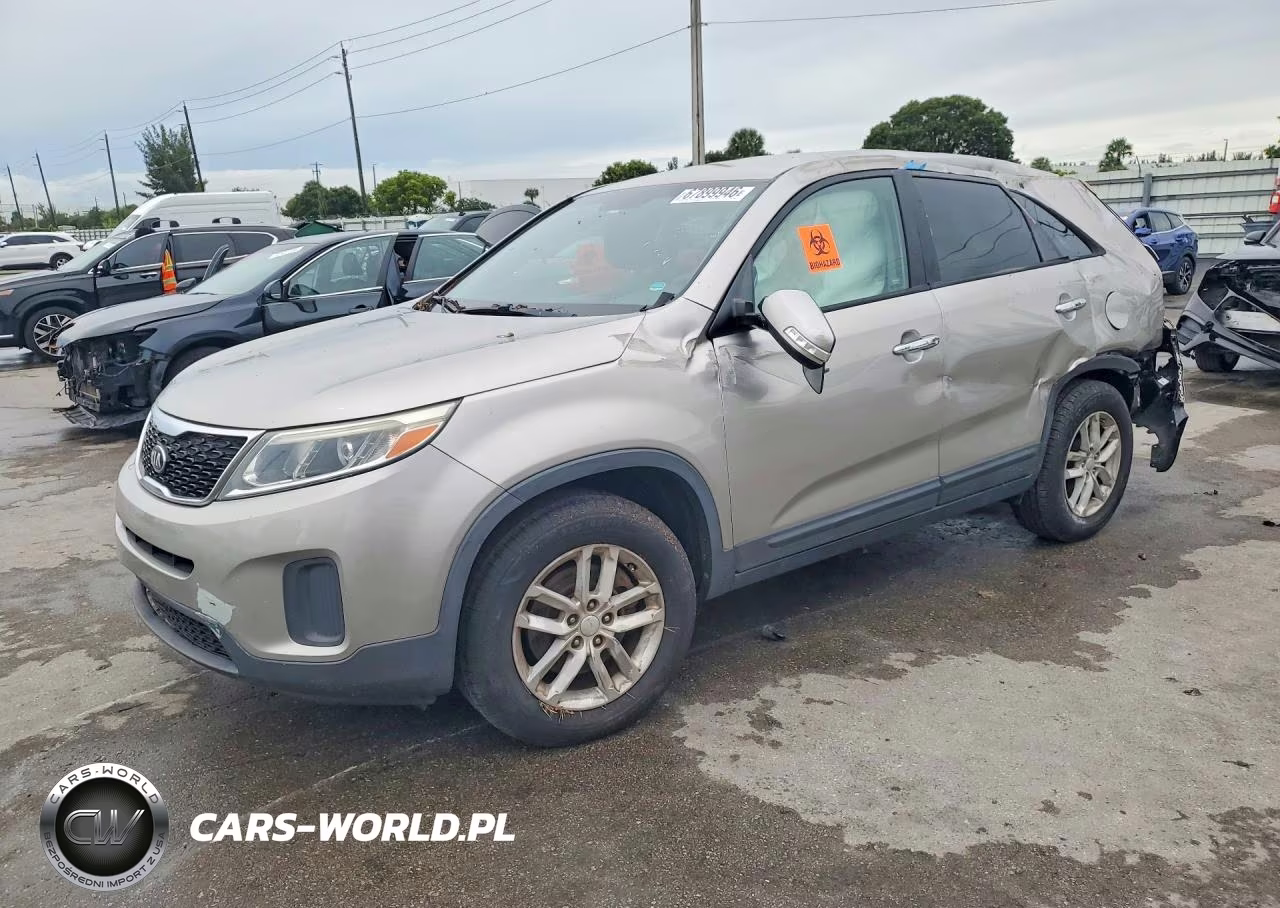 2014 Kia Sorento Lx VIN:5XYKT3A67EG529600 - 1