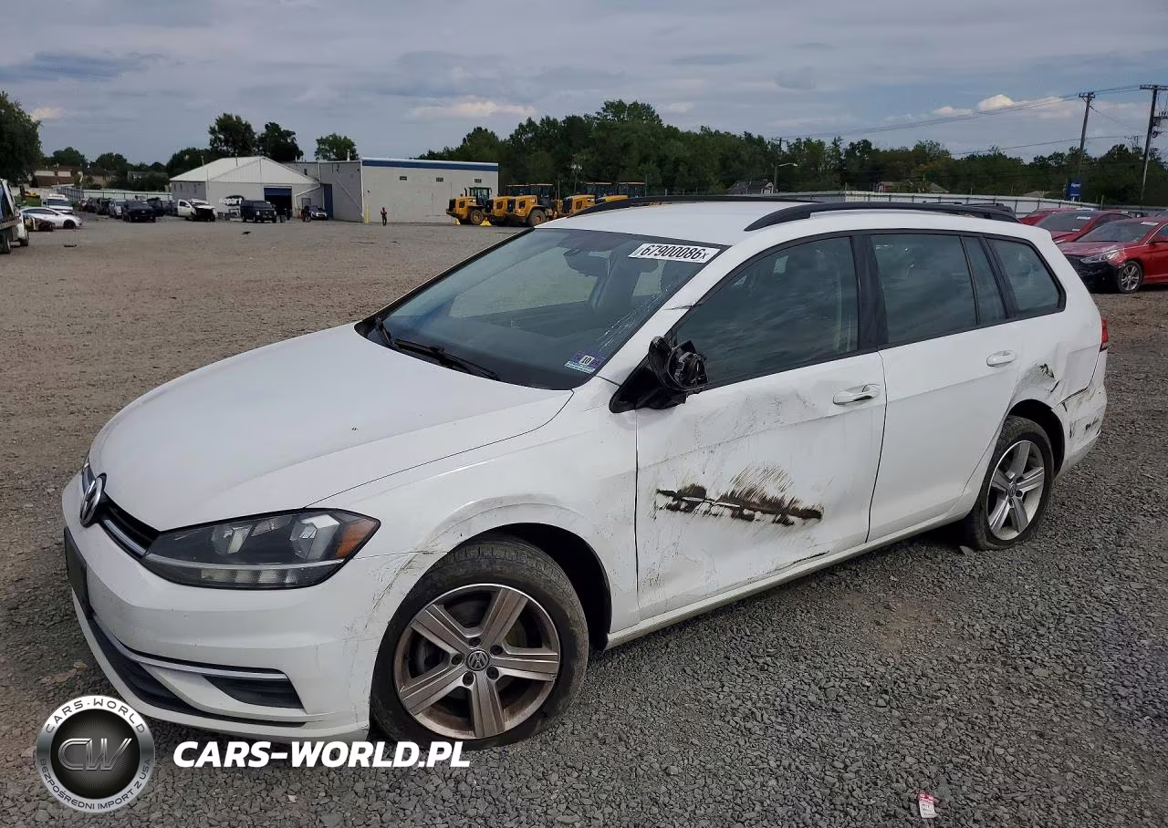 2019 Volkswagen Golf Sportwagen S VIN:3VW117AU9KM521324 - 1