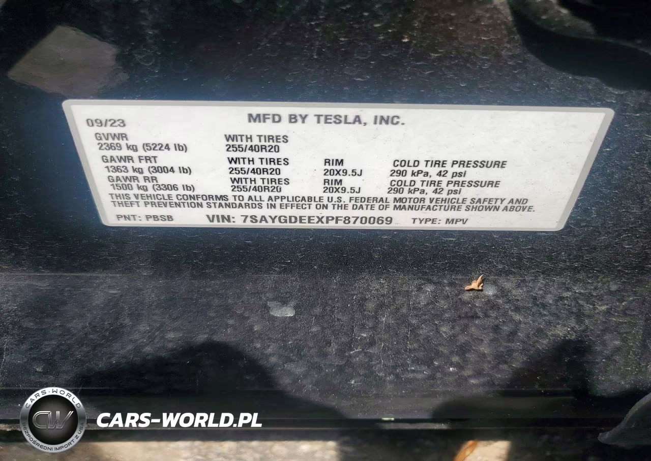 2023 Tesla Model Y VIN:7SAYGDEEXPF870069 - 12