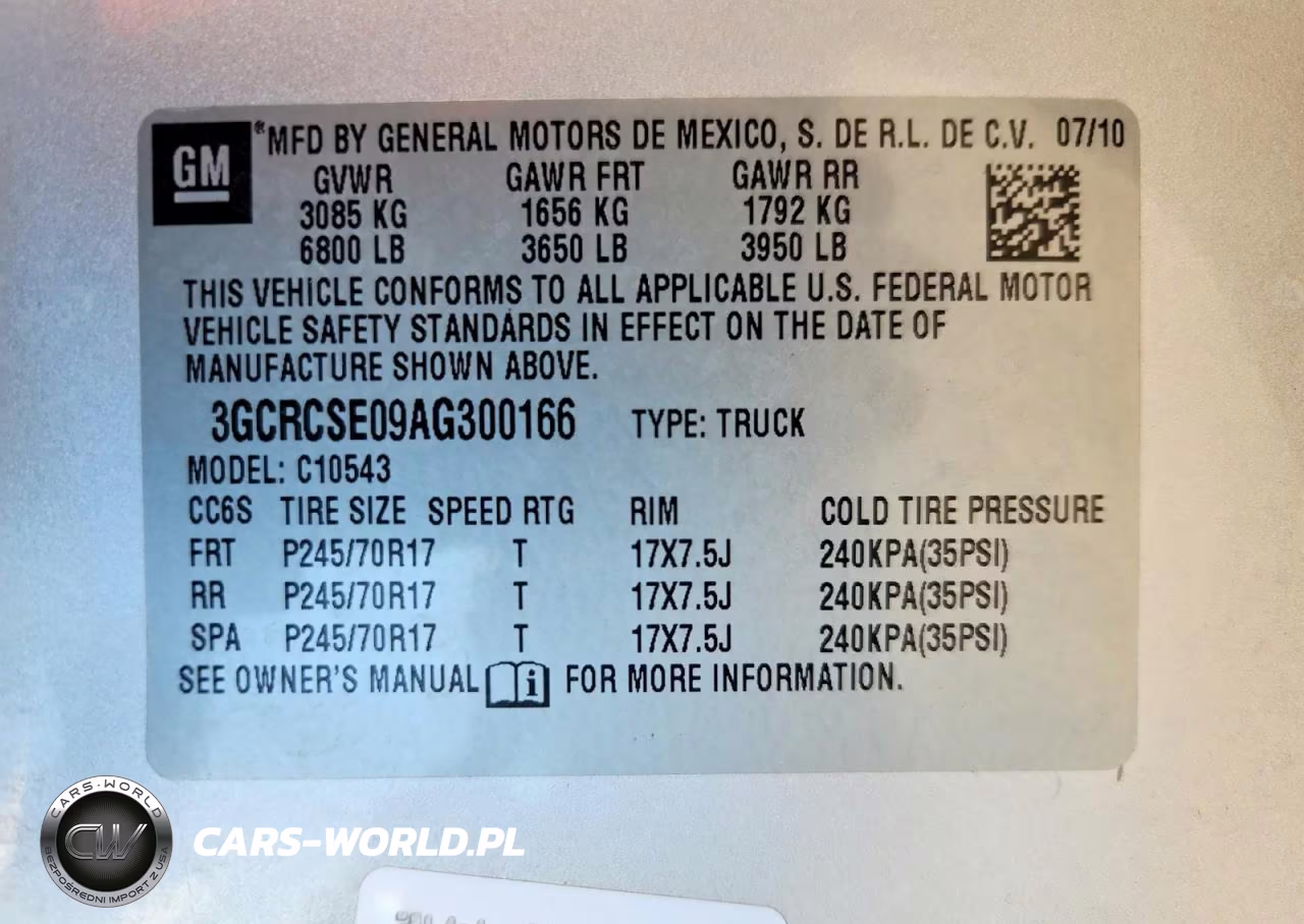 2010 Chevrolet Silverado C1500 Lt VIN:3GCRCSE09AG300166 - 12