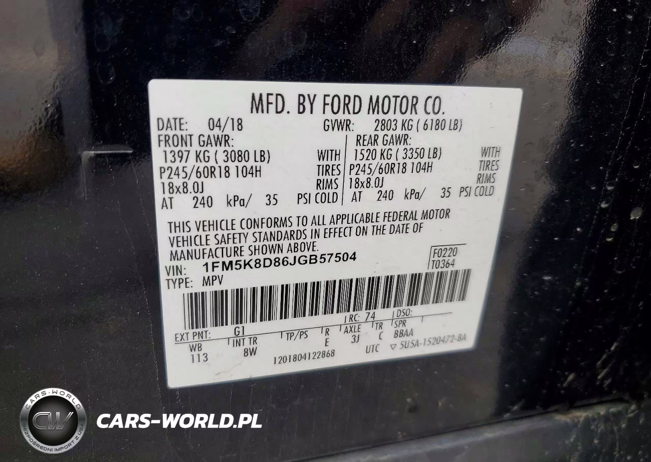 2018 Ford Explorer Xlt VIN:1FM5K8D86JGB57504 - 13