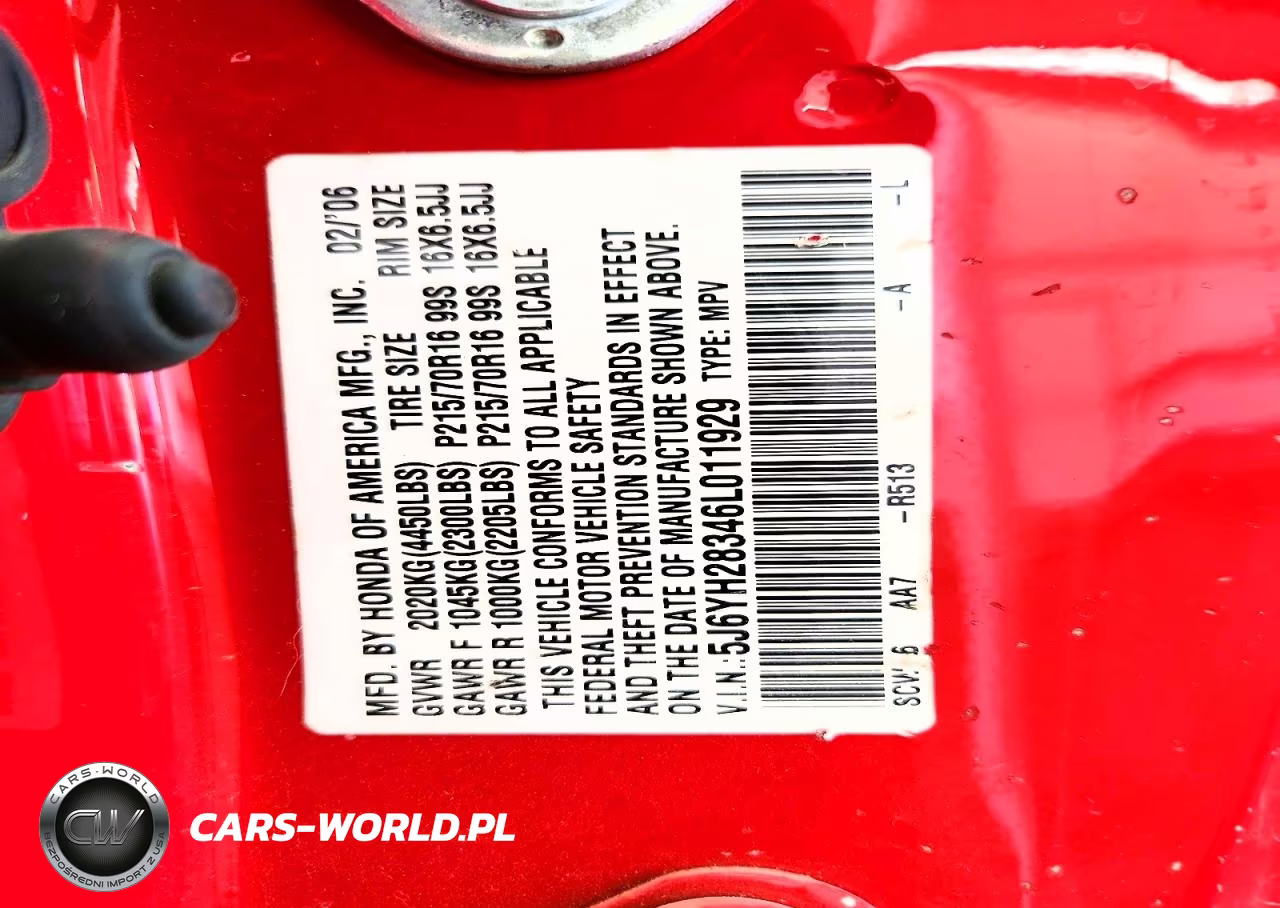 2006 Honda Element Lx VIN:5J6YH28346L011929 - 13