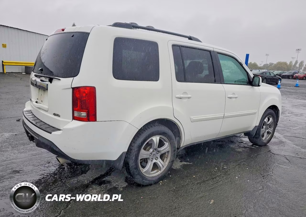 2014 Honda Pilot Exl VIN:5FNYF4H54EB035710 - 3