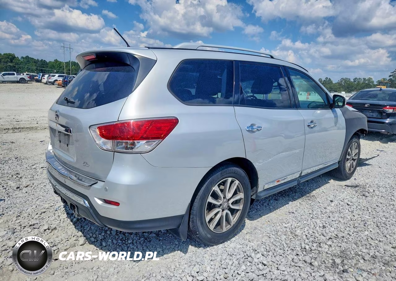 2015 Nissan Pathfinder Sl VIN:5N1AR2MN4FC665479 - 3