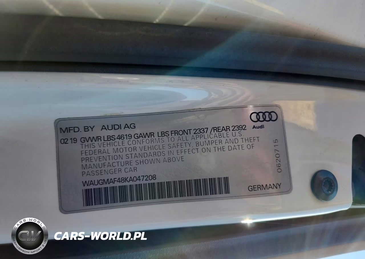 2019 Audi A4 Premium VIN:WAUGMAF48KA047208 - 13