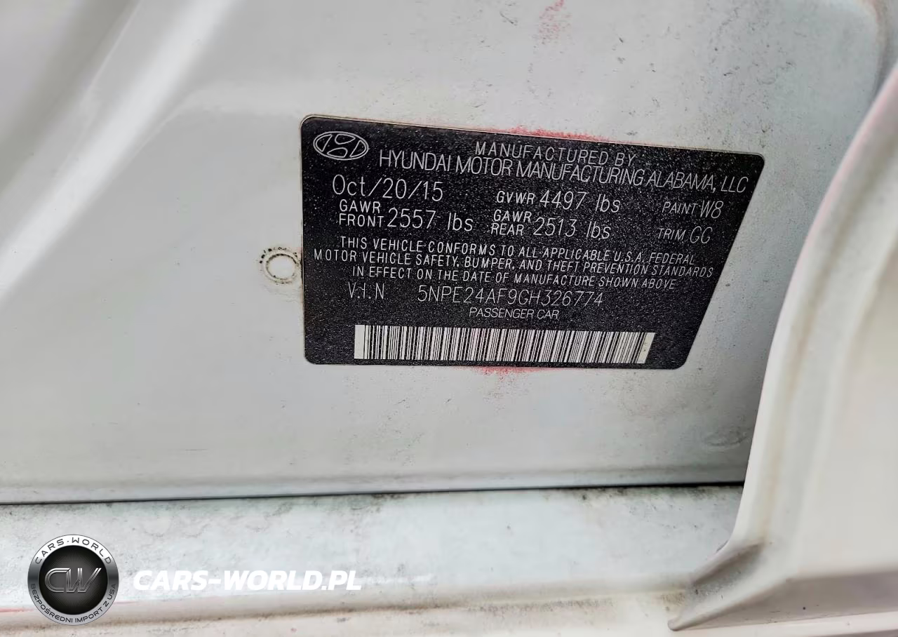 2016 Hyundai Sonata Se VIN:5NPE24AF9GH326774 - 12