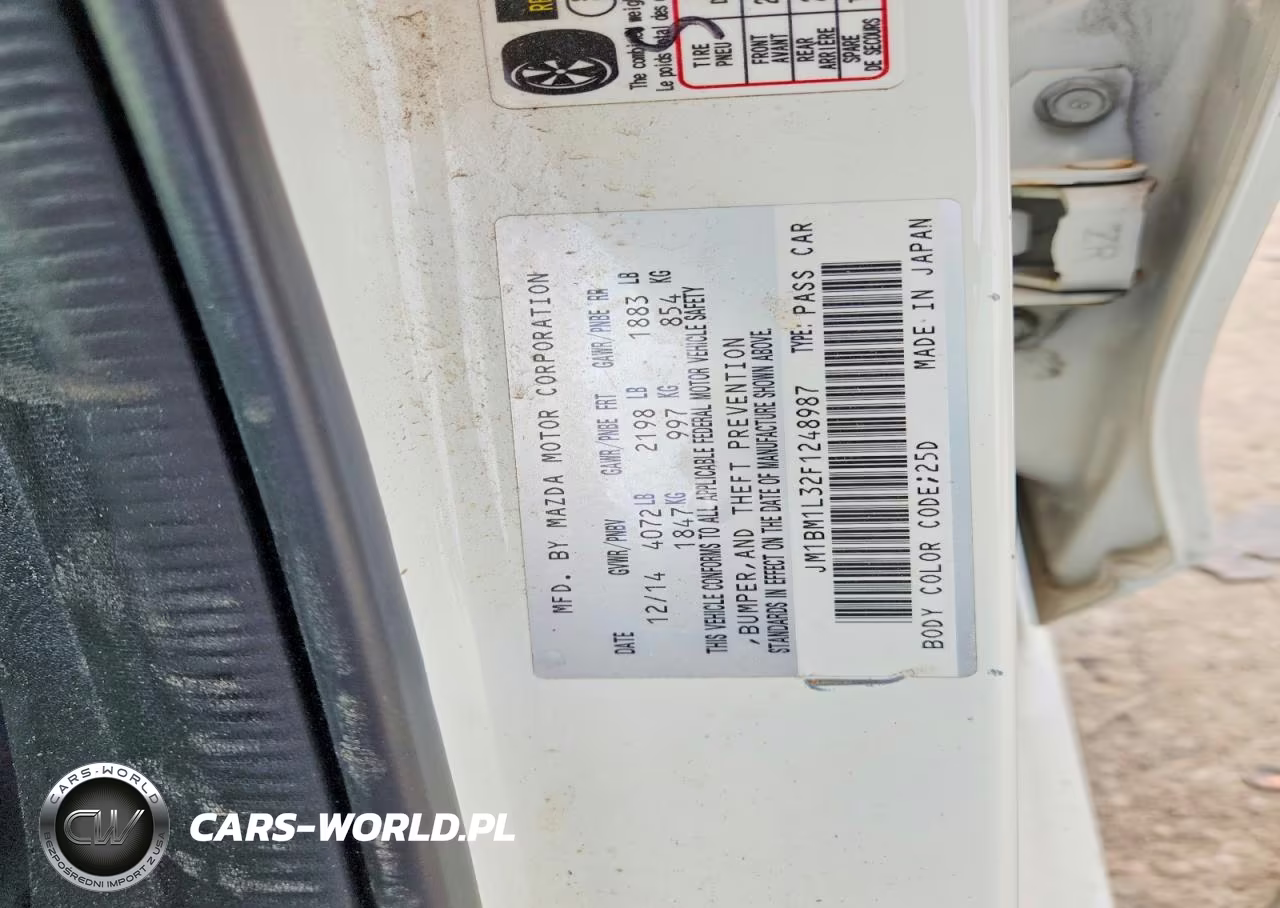 2015 Mazda 3 Touring VIN:JM1BM1L32F1248987 - 12