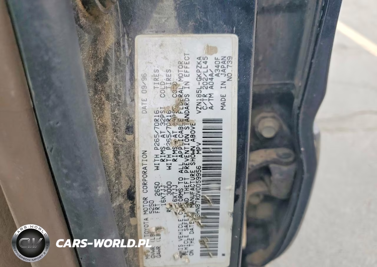 1997 Toyota 4Runner Limited VIN:JT3HN87R0V0059956 - 13