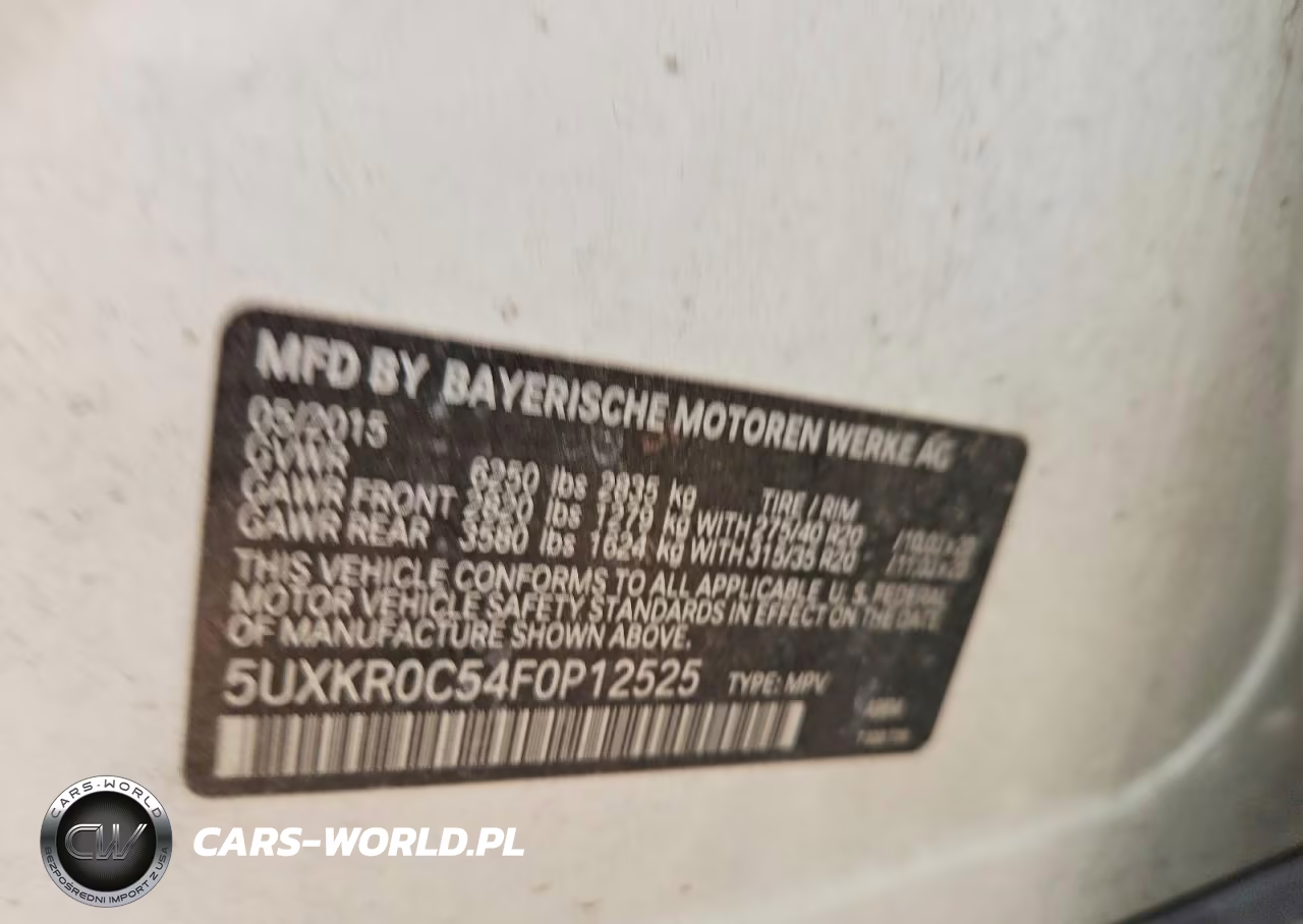 2015 BMW X5 xDrive35I VIN:5UXKR0C54F0P12525 - 13