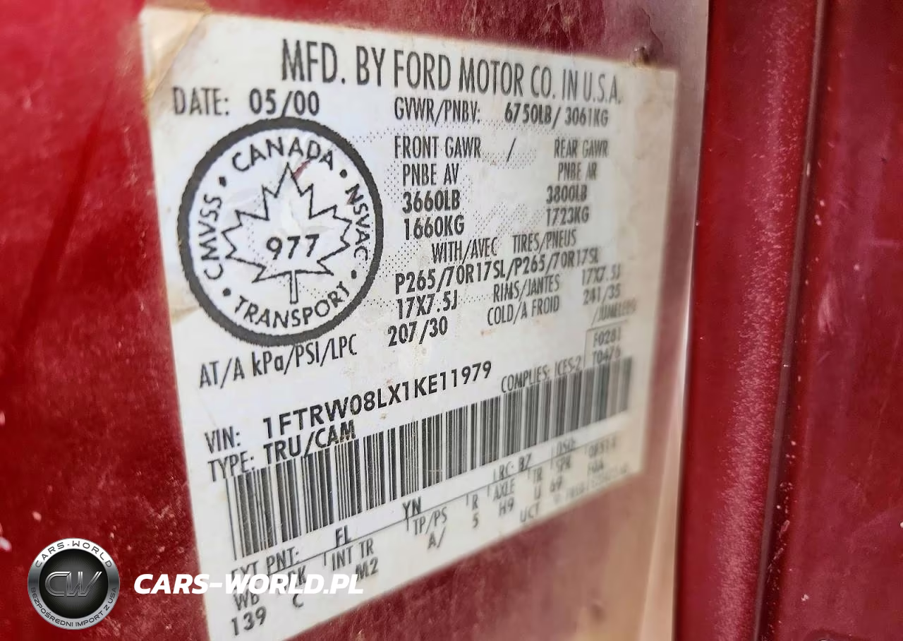 2001 Ford F150 Supercrew VIN:1FTRW08LX1KE11979 - 12