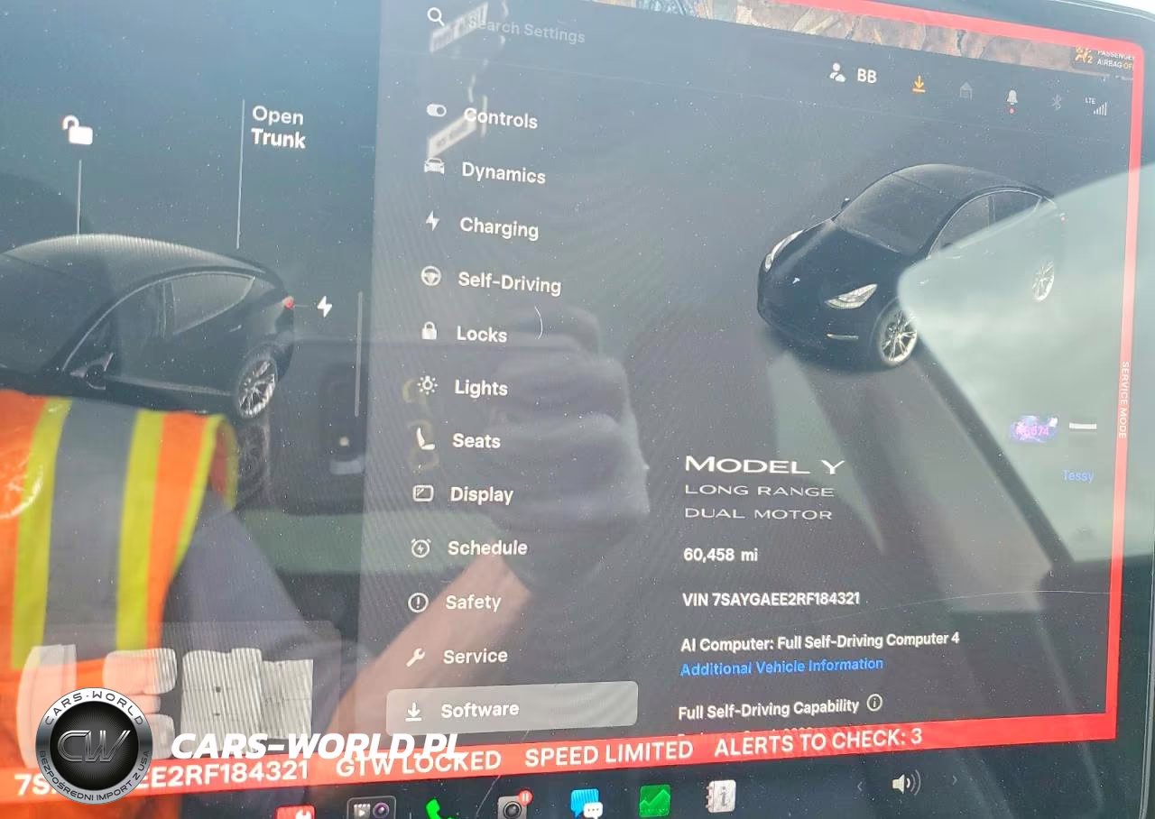 2024 Tesla Model Y VIN:7SAYGAEE2RF184321 - 9