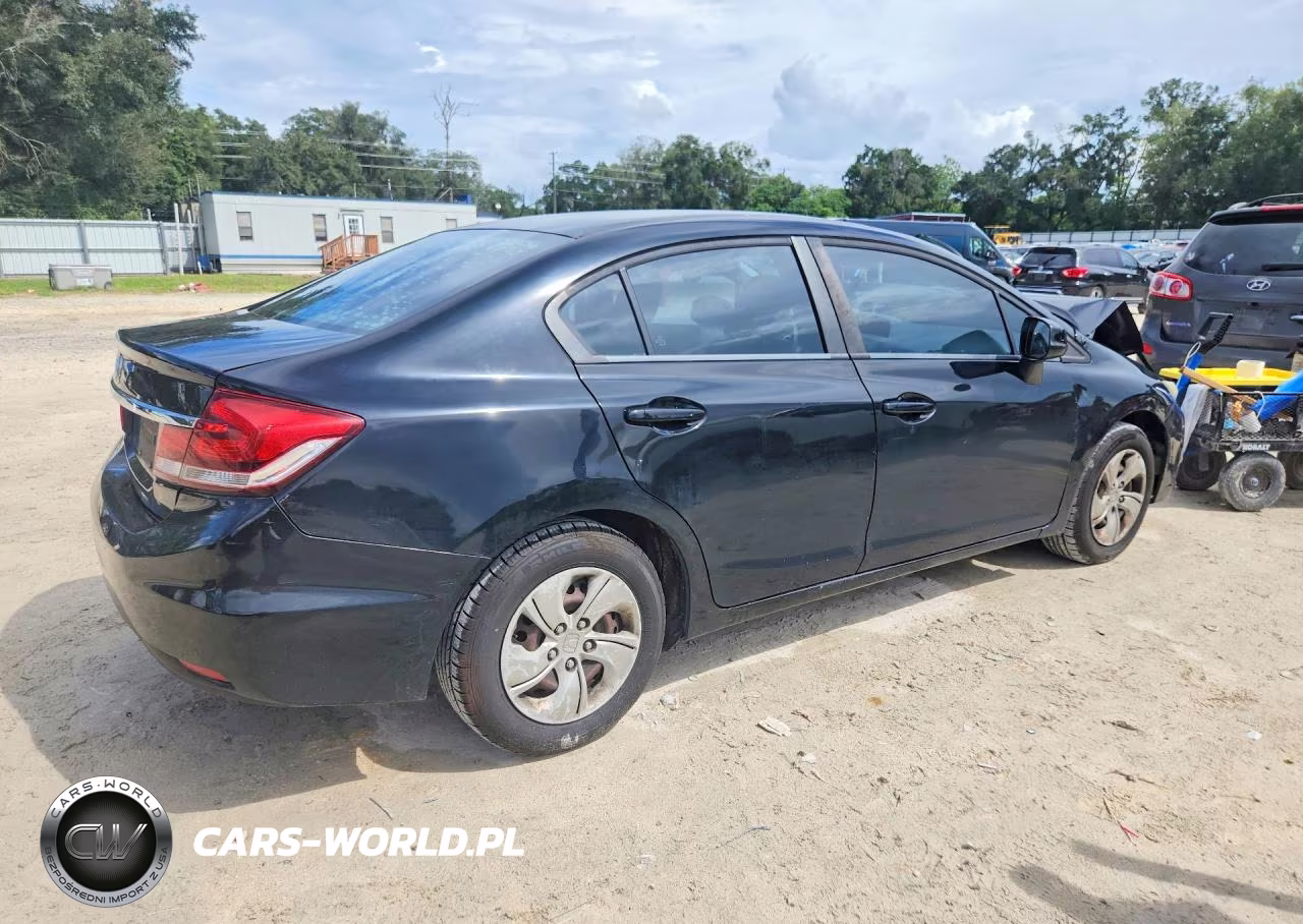 2013 Honda Civic Lx VIN:19XFB2F51DE207996 - 3