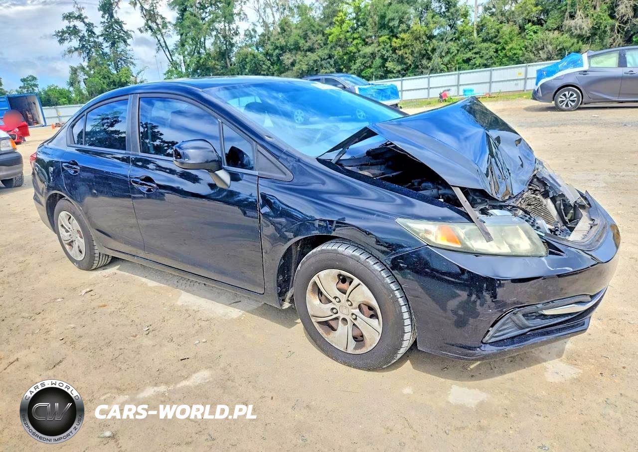 2013 Honda Civic Lx VIN:19XFB2F51DE207996 - 4