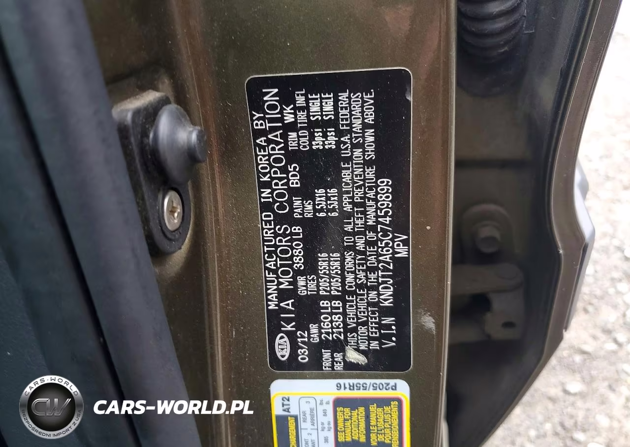 2012 Kia Soul + VIN:KNDJT2A65C7459899 - 13