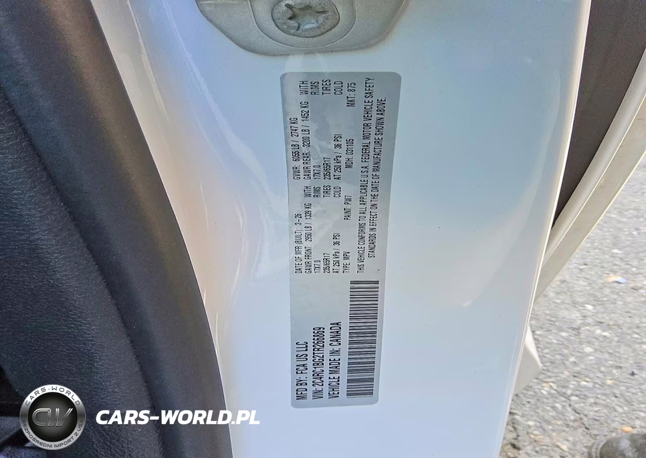 2026 Chrysler Pacifica Select VIN:2C4RC1BG2TR266869 - 5