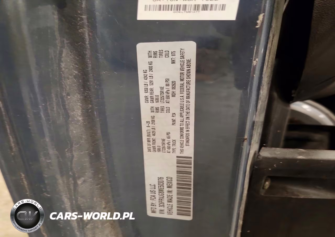 2021 Ram Promaster 3500 Delivery Van VIN:3C6FRVJG8ME503076 - 13