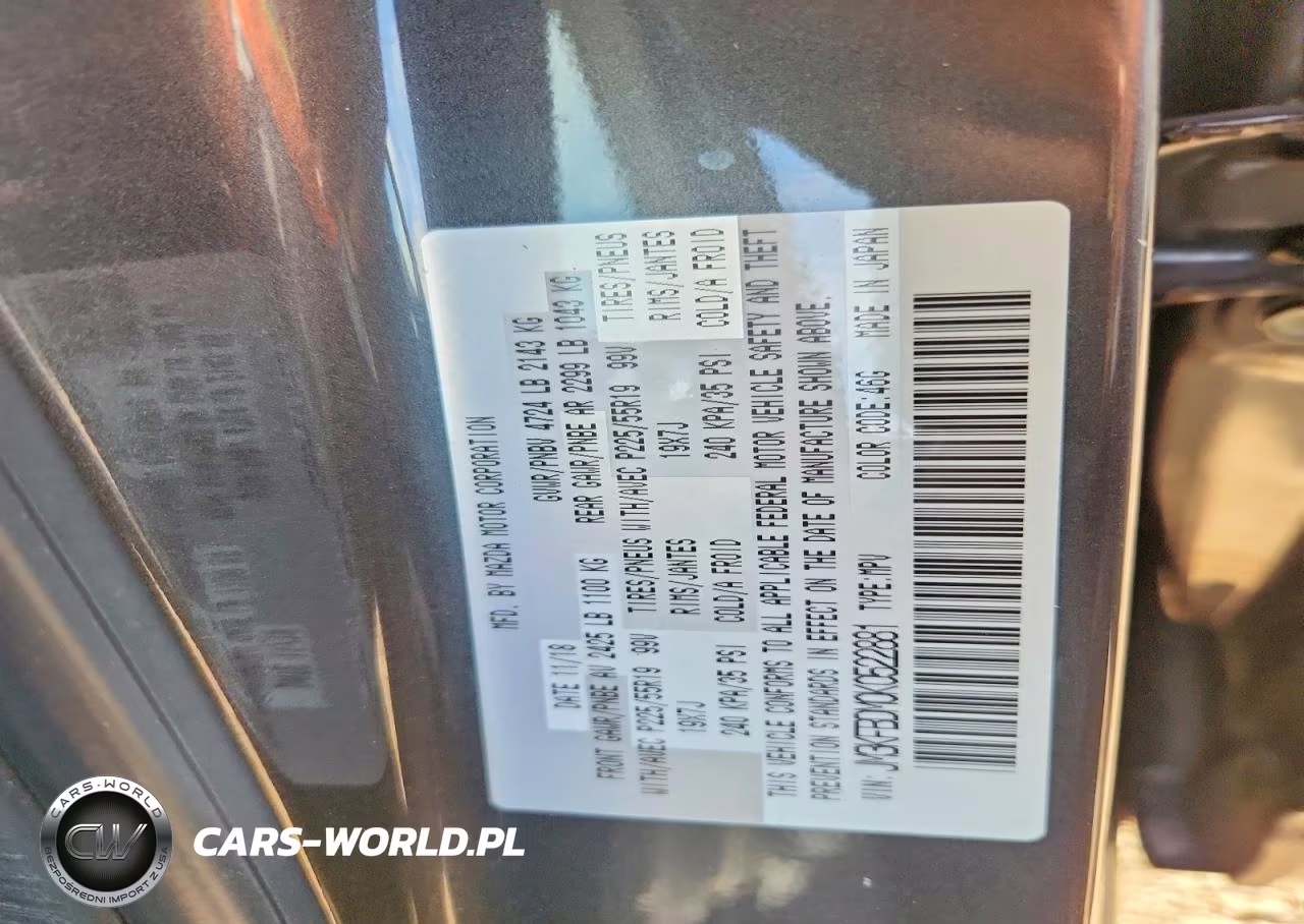 2019 Mazda Cx-5 Grand Touring VIN:JM3KFBDM0K0522881 - 12
