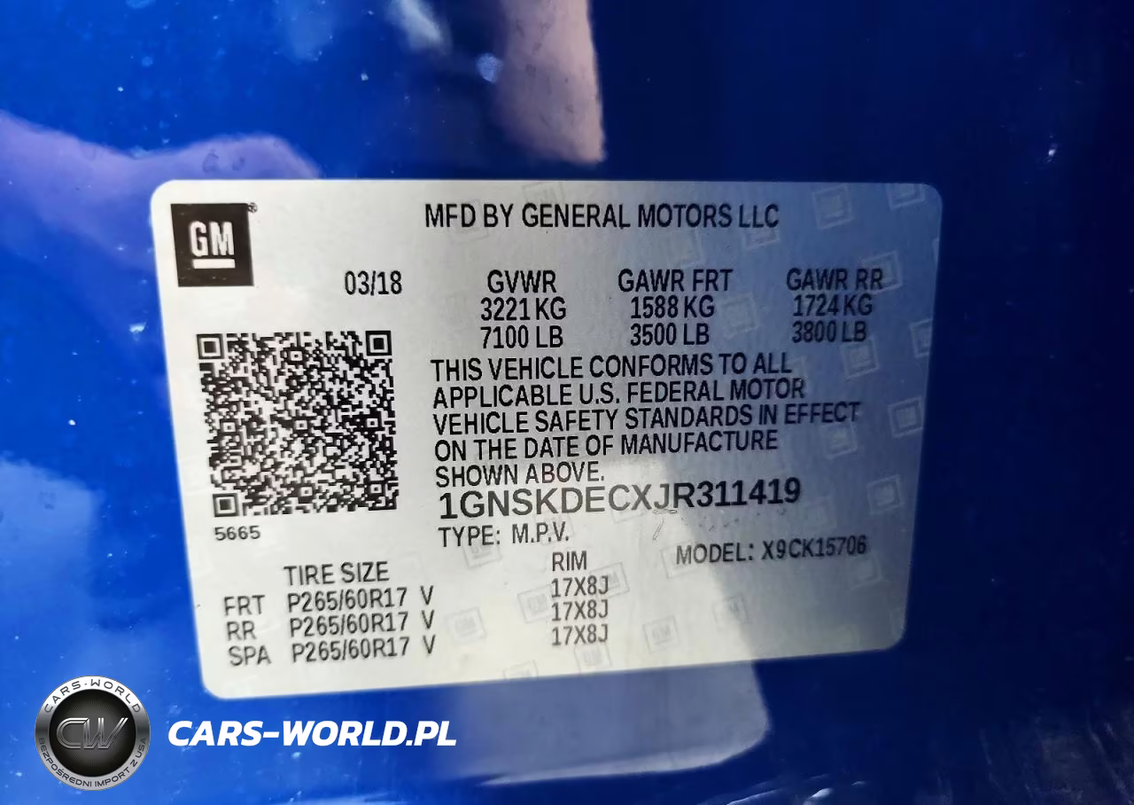 2018 Chevrolet Tahoe Police VIN:1GNSKDECXJR311419 - 13