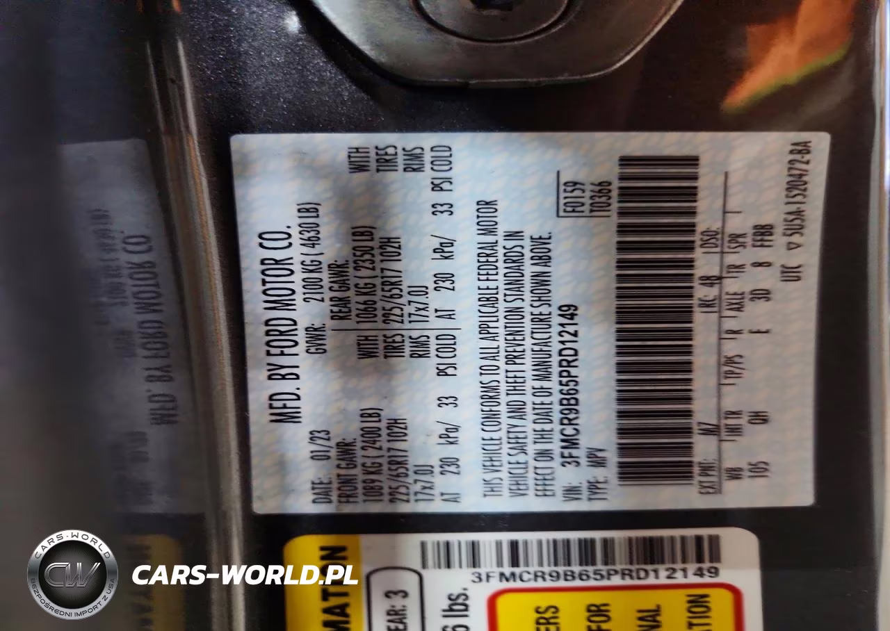 2023 Ford Bronco Sport Big Bend VIN:3FMCR9B65PRD12149 - 13