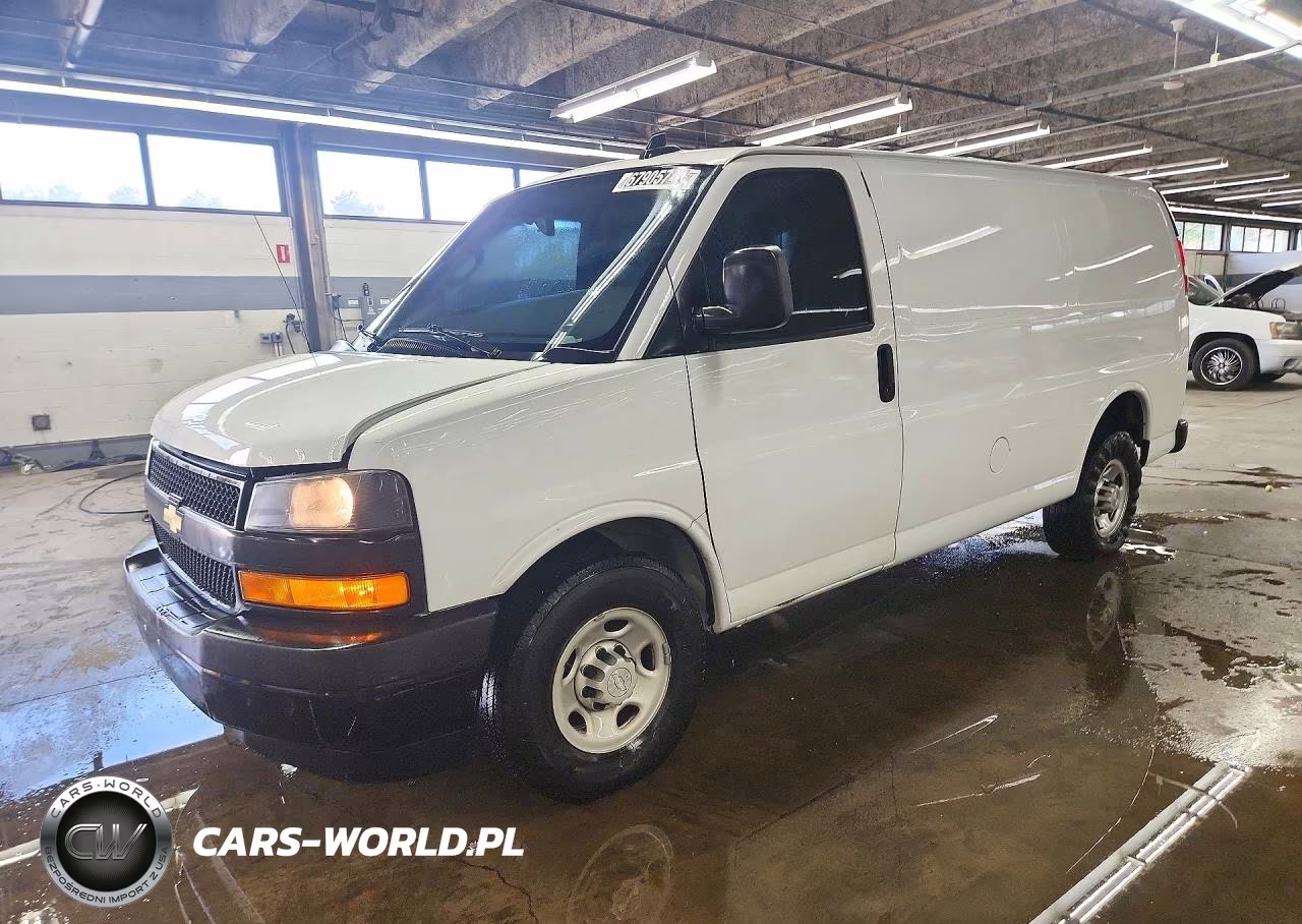 2019 Chevrolet Express 2500 Cargo Delivery Van VIN:1GCWGAFG0K1363010 - 1