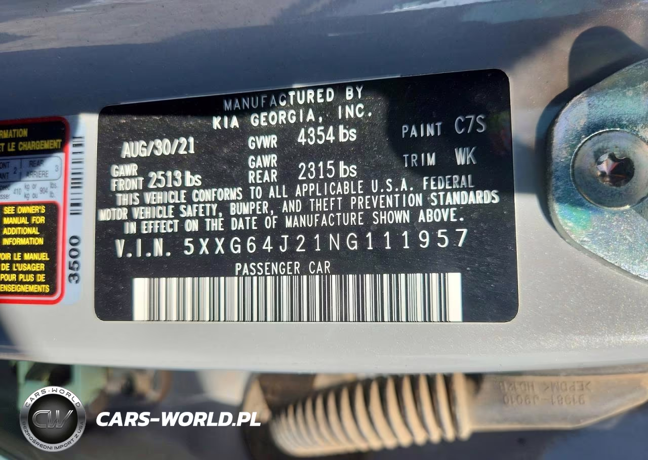 2022 Kia K5 Gt Line VIN:5XXG64J21NG111957 - 12
