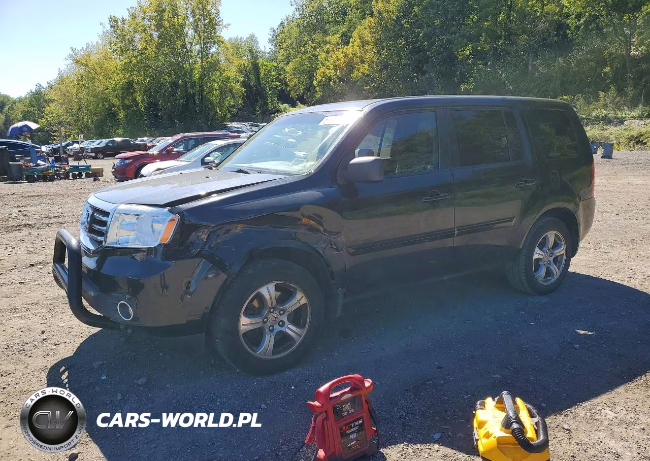 2012 Honda Pilot Ex VIN:5FNYF4H46CB006245 - 1