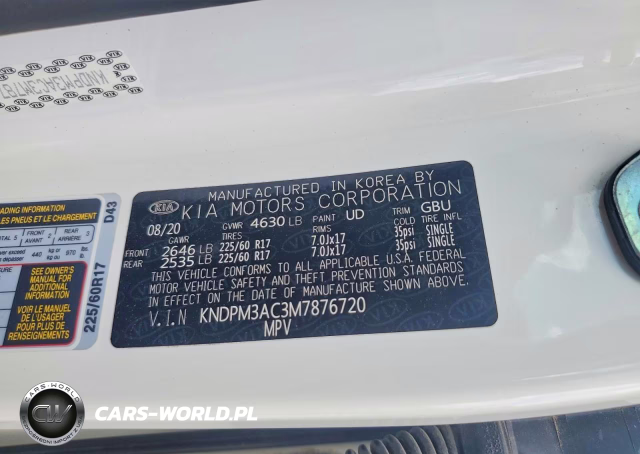 2021 Kia Sportage Lx VIN:KNDPM3AC3M7876720 - 13