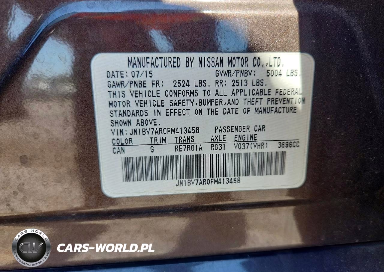 2015 Infiniti Q50 Premium VIN:JN1BV7AR0FM413458 - 12