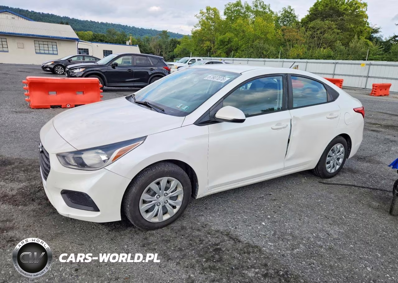 2019 Hyundai Accent Se VIN:3KPC24A37KE076445 - 1