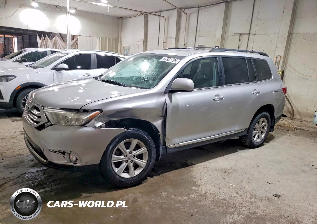 2013 Toyota Highlander Se VIN:5TDBK3EH7DS265651 - 1
