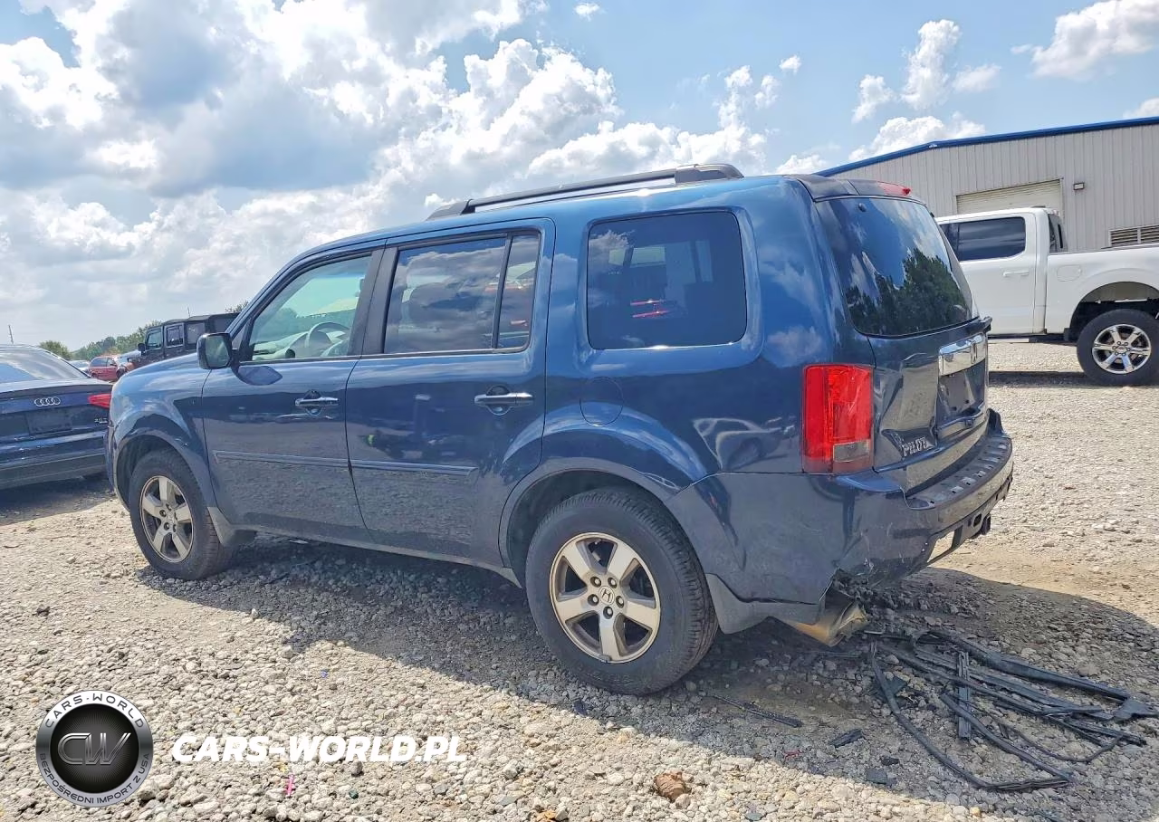2010 Honda Pilot Exl VIN:5FNYF3H54AB020368 - 2