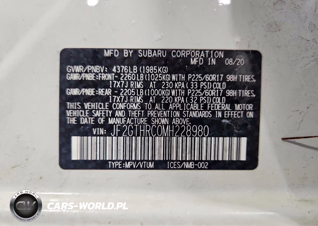 2021 Subaru Crosstrek Sport VIN:JF2GTHRC0MH228980 - 12