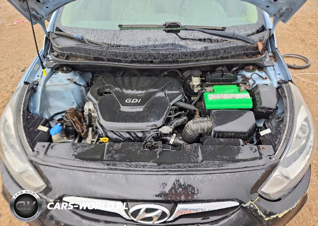 2013 Hyundai Accent Gls VIN:KMHCT4AE4DU386129 - 11
