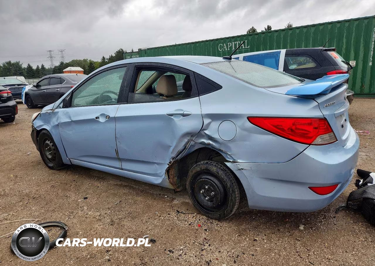2013 Hyundai Accent Gls VIN:KMHCT4AE4DU386129 - 2