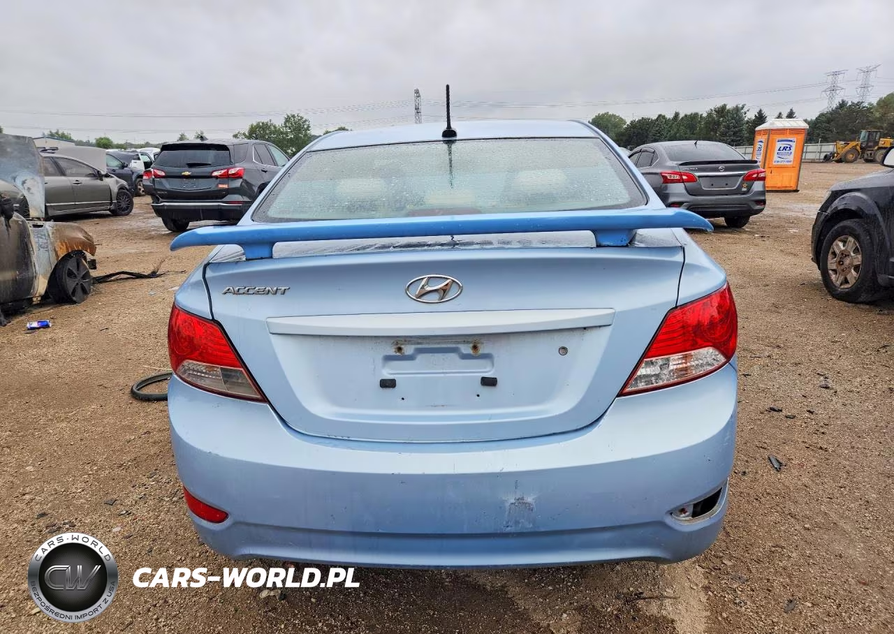 2013 Hyundai Accent Gls VIN:KMHCT4AE4DU386129 - 6