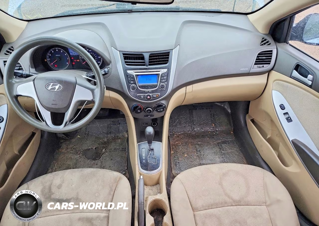 2013 Hyundai Accent Gls VIN:KMHCT4AE4DU386129 - 8