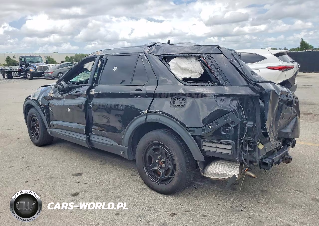 2021 Ford Explorer Police Interceptor VIN:1FM5K8AW2MNA09689 - 2