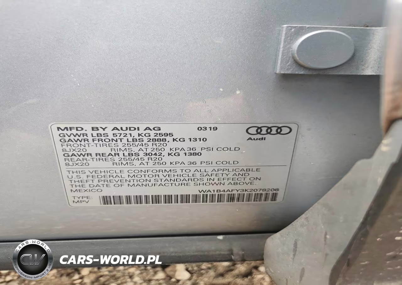 2019 Audi Sq5 Premium Plus VIN:WA1B4AFY3K2078208 - 12