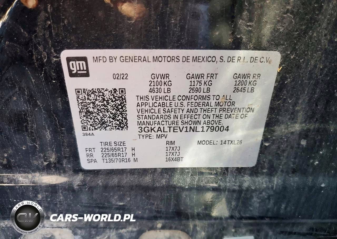 2022 GMC Terrain Sle VIN:3GKALTEV1NL179004 - 12