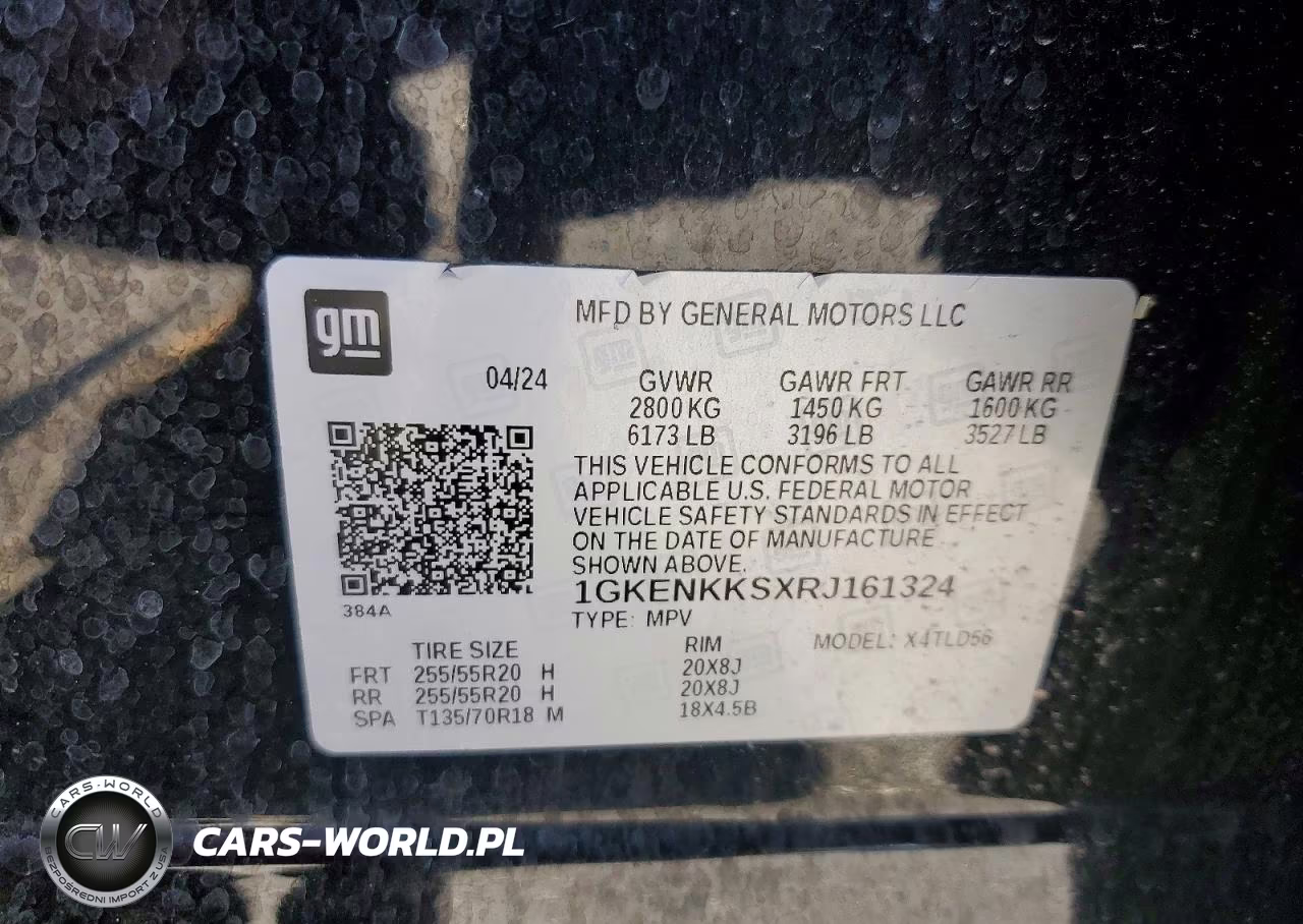 2024 GMC Acadia Uplevel VIN:1GKENKKSXRJ161324 - 13