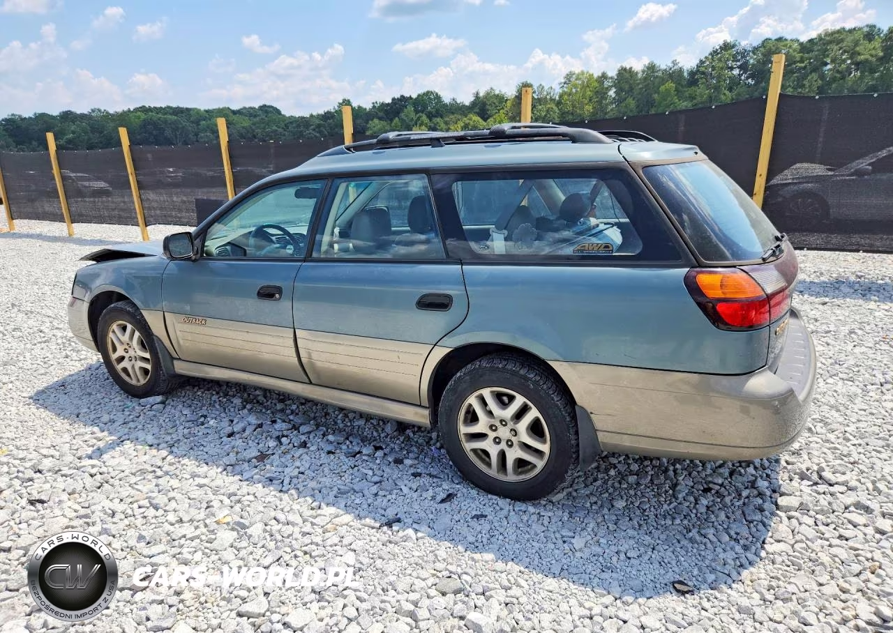 2002 Subaru Legacy Outback Awp VIN:4S3BH675227649766 - 2