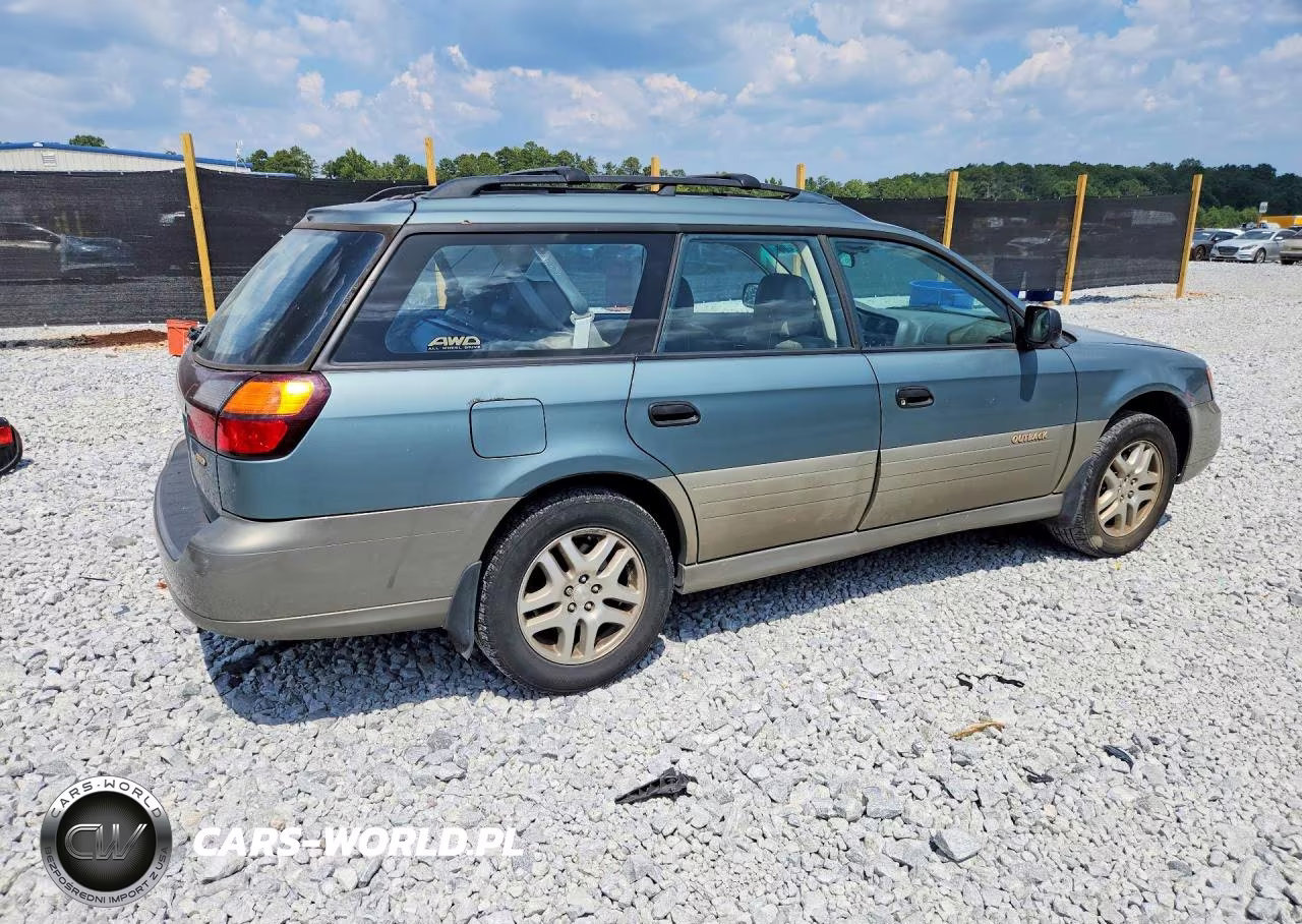 2002 Subaru Legacy Outback Awp VIN:4S3BH675227649766 - 3