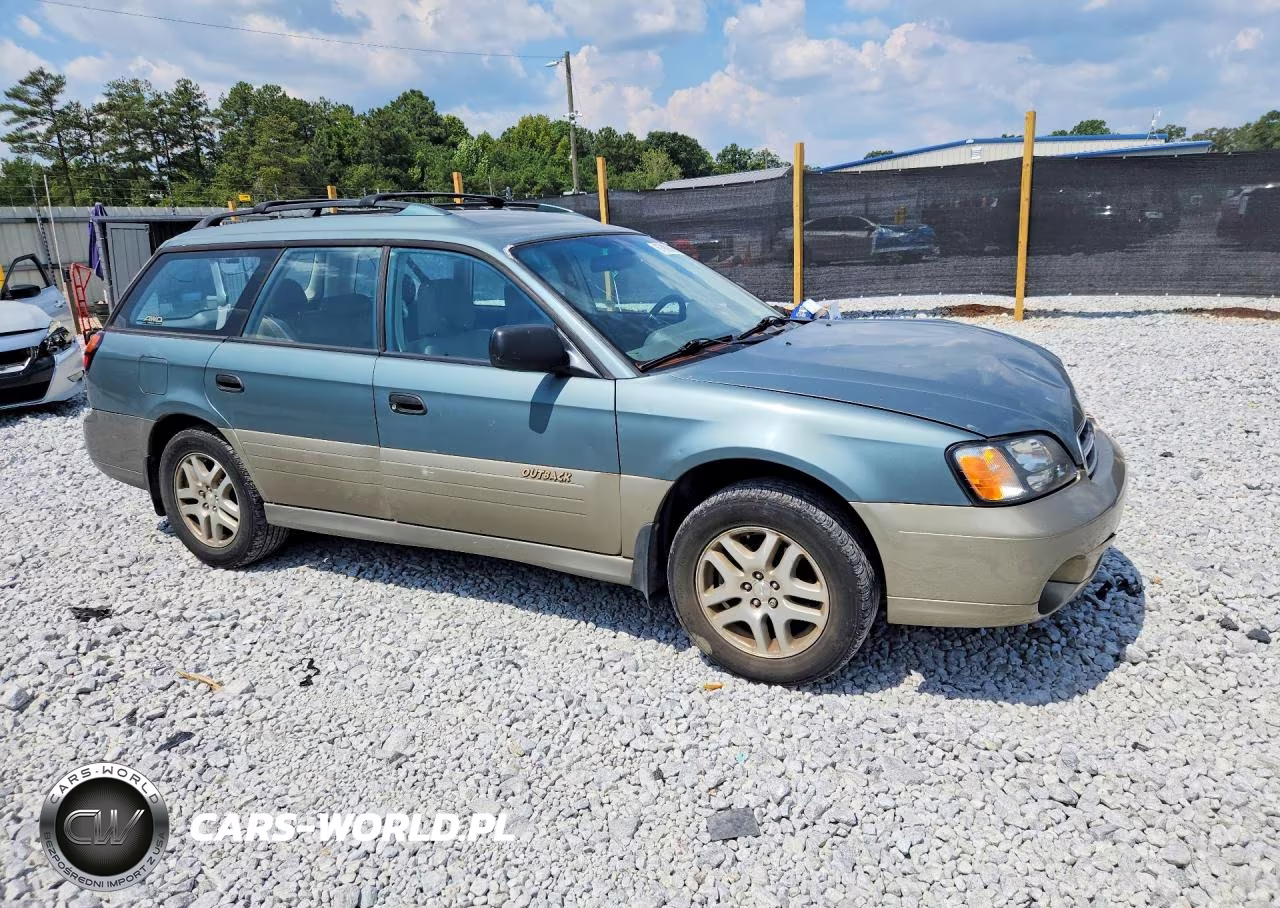 2002 Subaru Legacy Outback Awp VIN:4S3BH675227649766 - 4