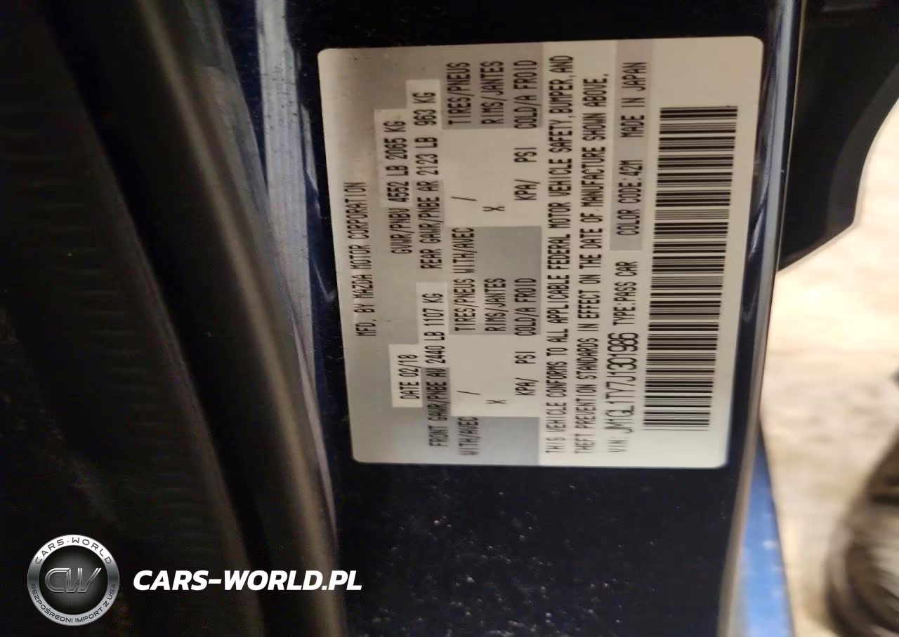 2018 Mazda 6 VIN:JM1GL1TY7J1301986 - 12
