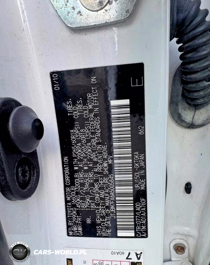 2010 Lexus Gx 460 VIN:JTJBM7FX6A5005845 - 12